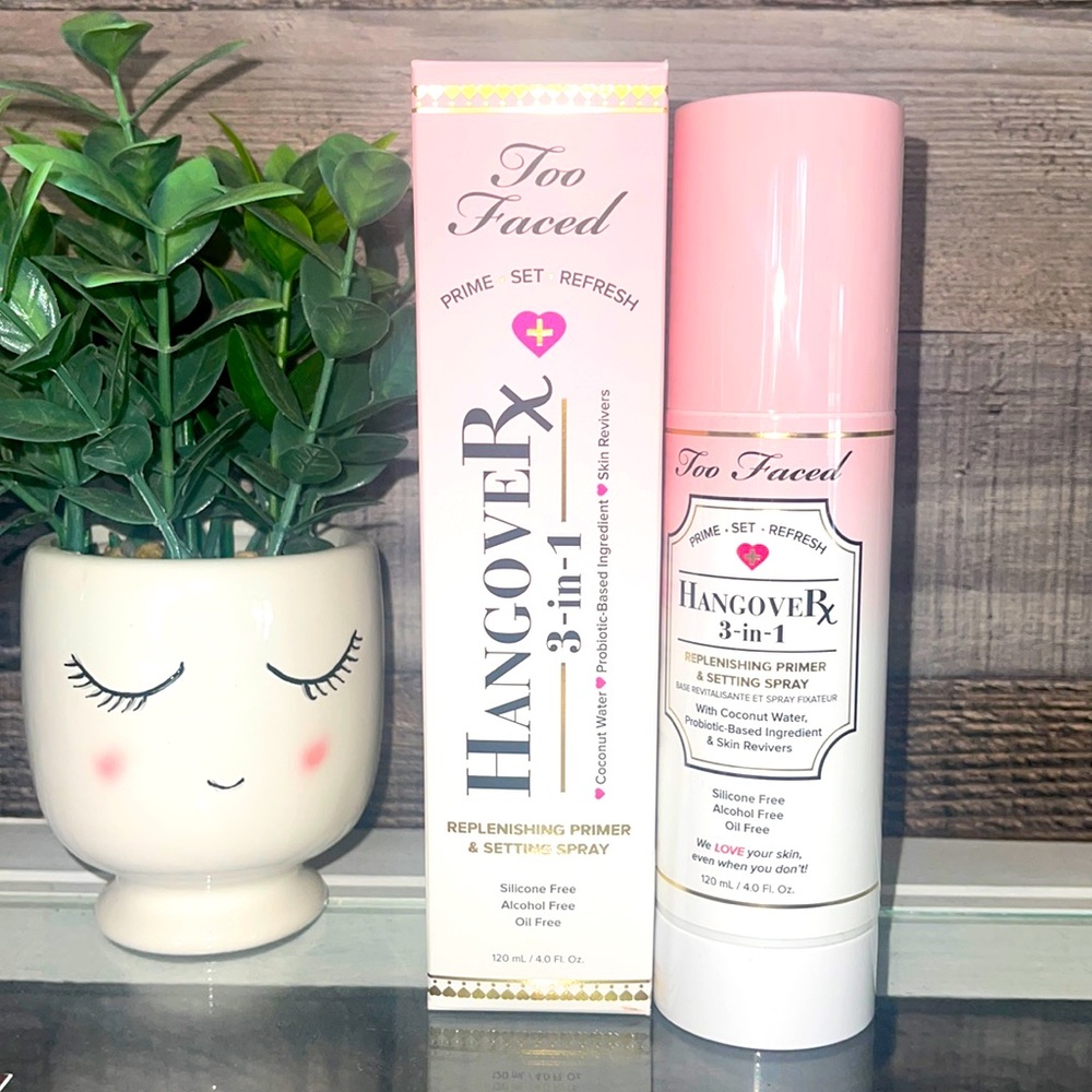 ❤️NEW!!!!❤️Too Faced Hangover  3-in-1 Replenishing Primer & SETTING spray.